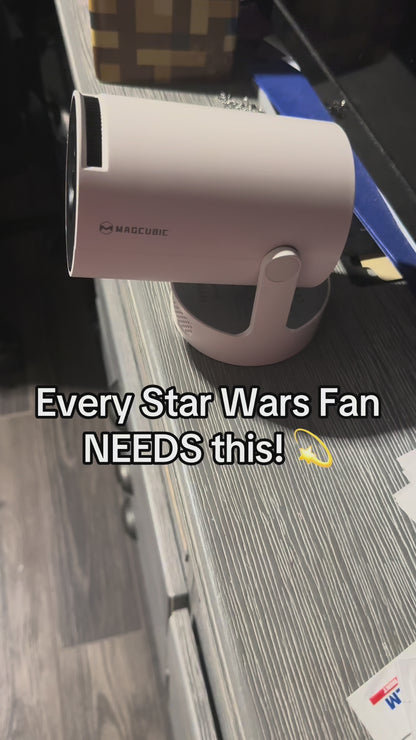 RetroCinema™ Pro 4K Projector – Cozy Movie Nights in Seconds